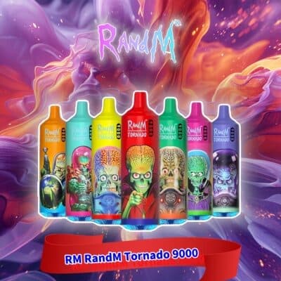 r&m disposable vape RandM Tornado 9000 9k Puffs 2% 5% Nicotine 43 Tastes Rechargeable Factory Direct VooPoo Drag 6 Pod Vape Kit Resistance:0.5 Ohms (Discontinued) Ghost Emerald Blend THC-H