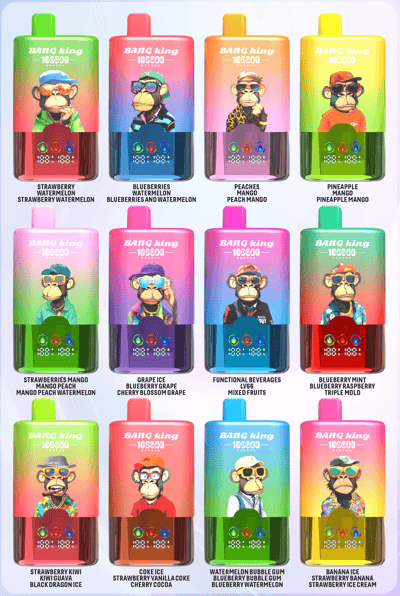 vape pens flavors Bang King 100000 100K Puffs Disposable 3 in 1 Chamber 0% 2% 3% 5% Nicotines 12Tastes Smart Screen Factory Direct Prefilled Pods-Prefilled Pod Kits vuse go recharge vuse Resistance:1.20hm